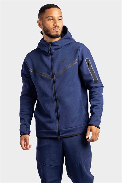 nike tech donkerblauw|nike tech fleece.